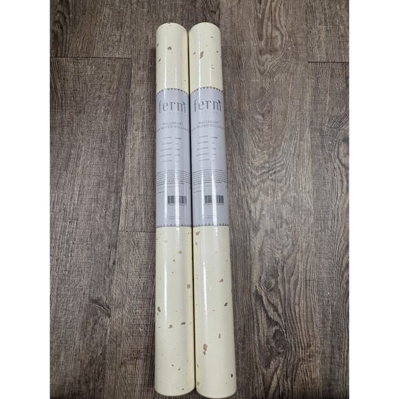 Ferm Living Other - Ferm Living Wallsmart Confetti Gold Fleck Wallpaper Rolls Set Of 2